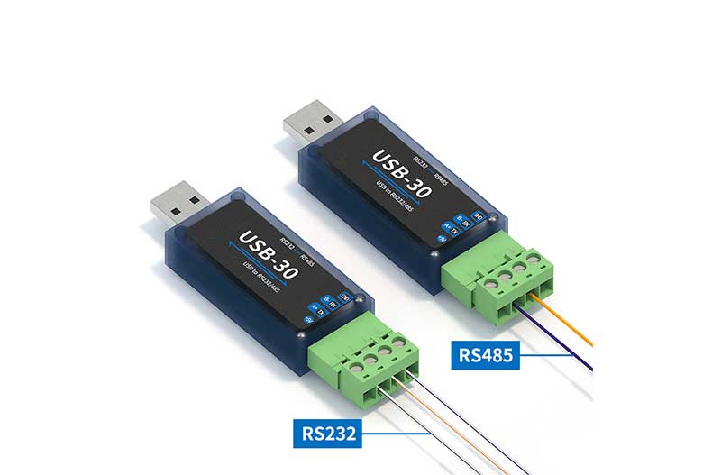 Serial USB-30 to RS232/RS485 Adapter - Nanjing Runze Fluid Control
